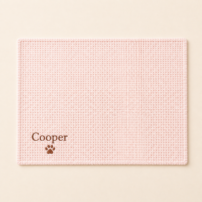 Personalized Fluffy Dog Blanket with Custom Embroidery