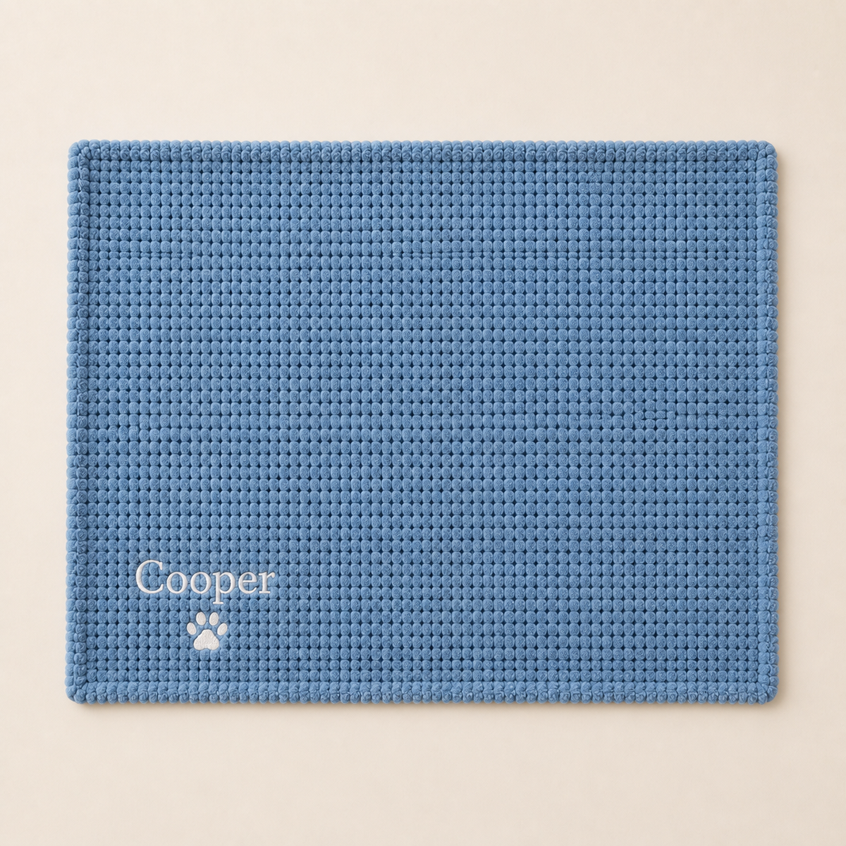 Personalized Fluffy Dog Blanket with Custom Embroidery