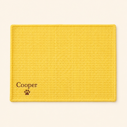 Personalized Fluffy Dog Blanket with Custom Embroidery