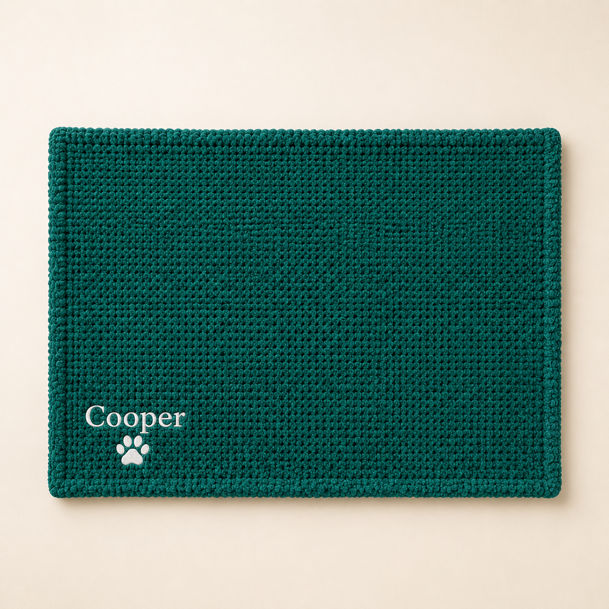 Personalized Fluffy Dog Blanket with Custom Embroidery