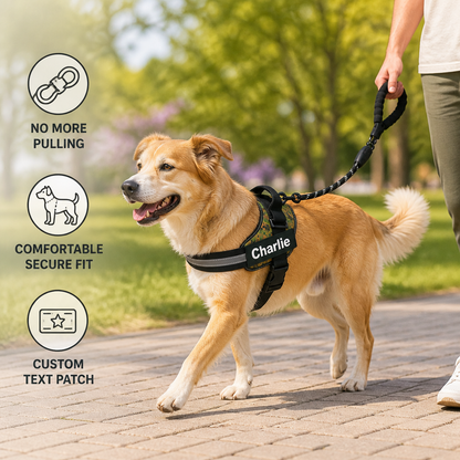 Personalized No-Pull Dog Harness for Easier Walks