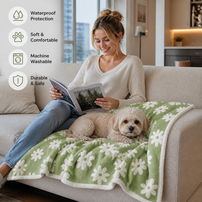Waterproof Pet Blanket – Dual-Sided Couch & Furniture Protector