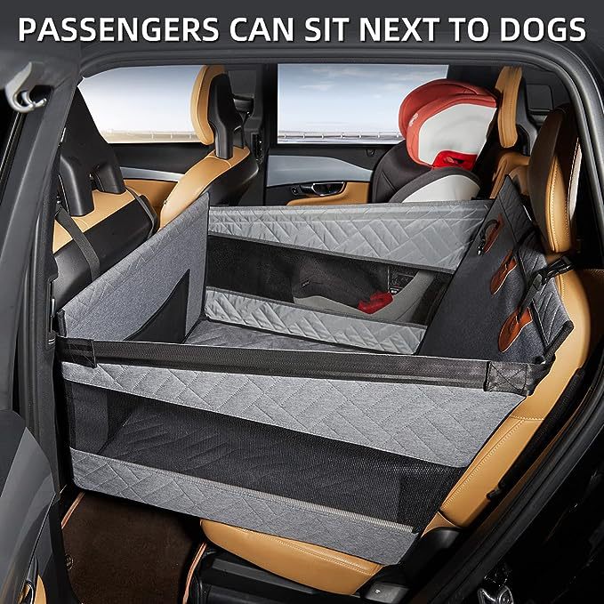 Hard Bottom Single Car Seat Extender for Dogs