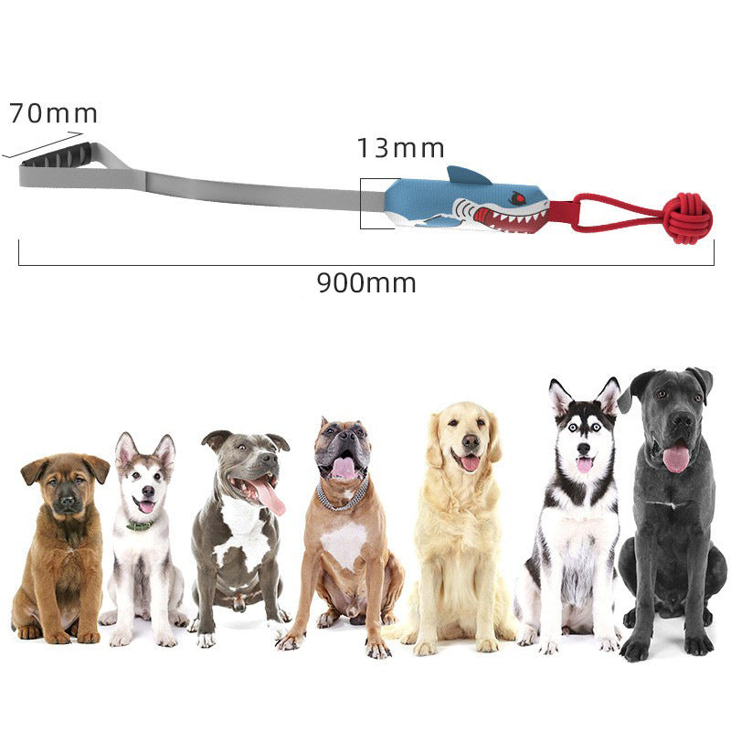 Interactive Dog Tug Toy in Various Animal Designs