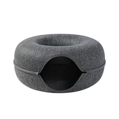 2-in-1 Donut Cat Bed