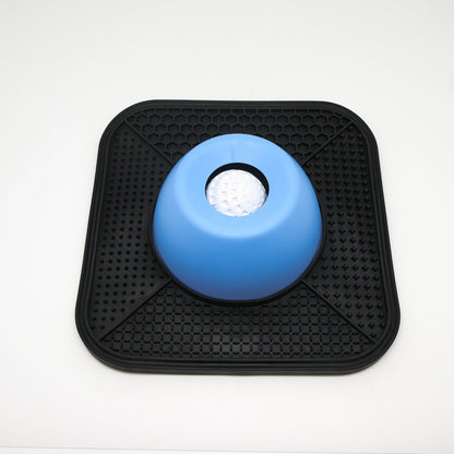 2in1 Slow Feeder Dog Bowl with Lick Mat