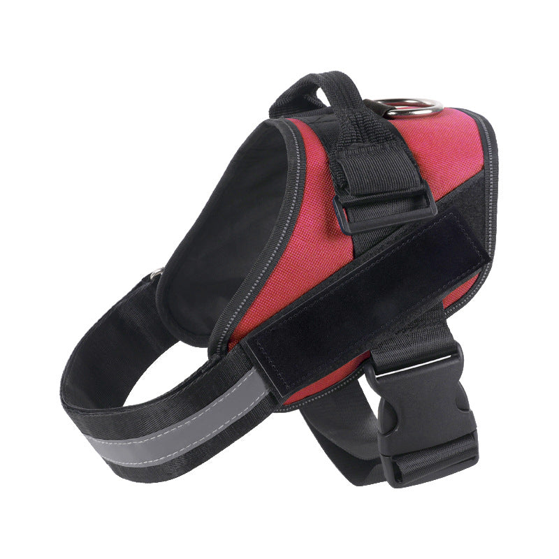 Reflective Adjustable Dog Harness with 3 Leash Clips – Padded for Walking & Training
