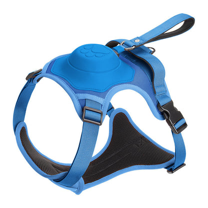 Comfortable harness with anti-pull lead