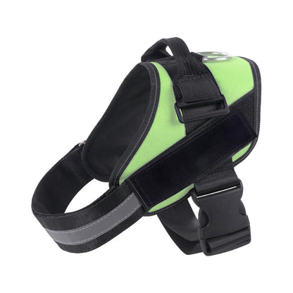 Reflective Adjustable Dog Harness with 3 Leash Clips – Padded for Walking & Training