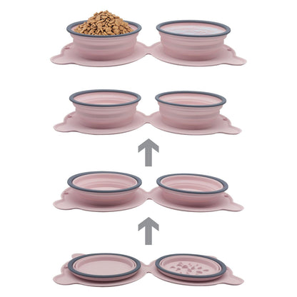 Foldable Travel Feeding Station