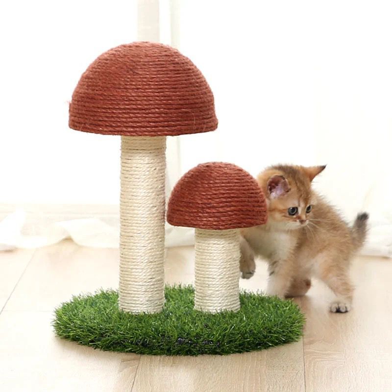 Sisal Cat Mushroom Scratching Post