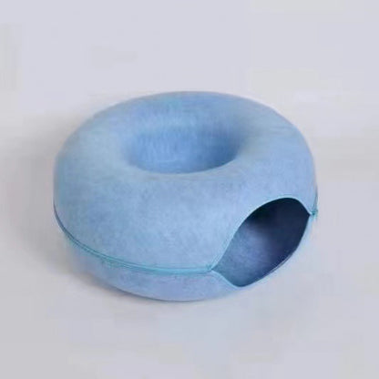 2-in-1 Donut Cat Bed