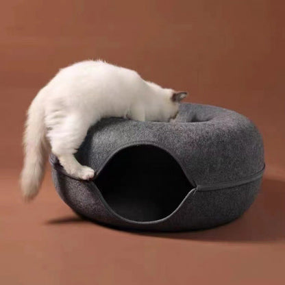 2-in-1 Donut Cat Bed