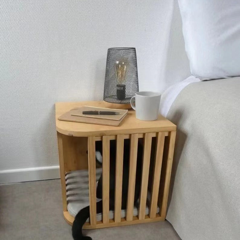 2-in-1 Cat Nightstand/Cave