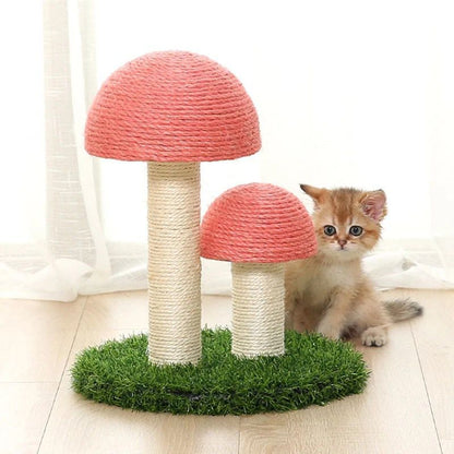 Sisal Cat Mushroom Scratching Post