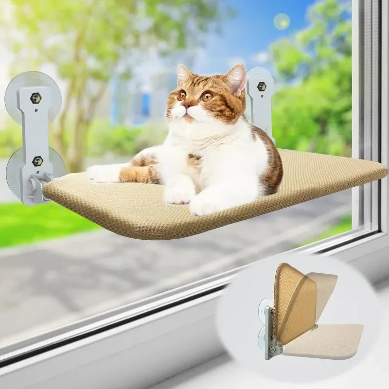 Foldable Suction Cup Hammock For Cats