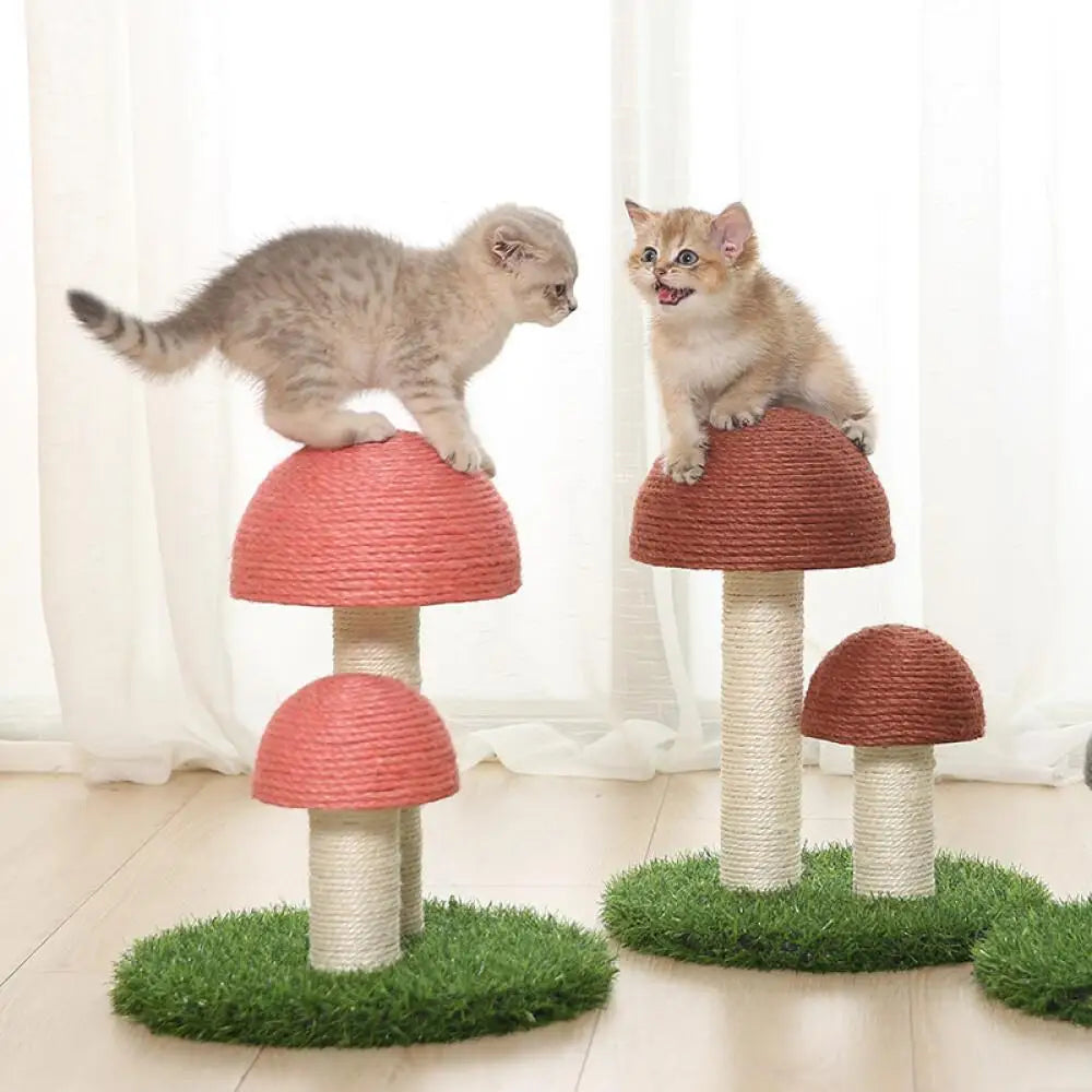 Sisal Cat Mushroom Scratching Post