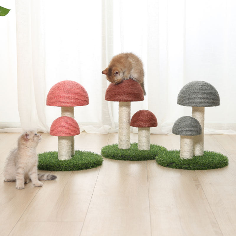 Sisal Cat Mushroom Scratching Post