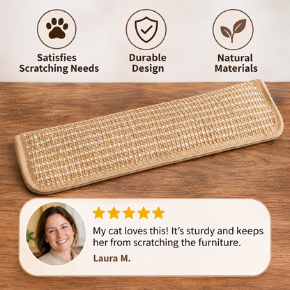 Natural Sisal Cat Kicker & Scratcher with Catnip – Dental Chew Toy