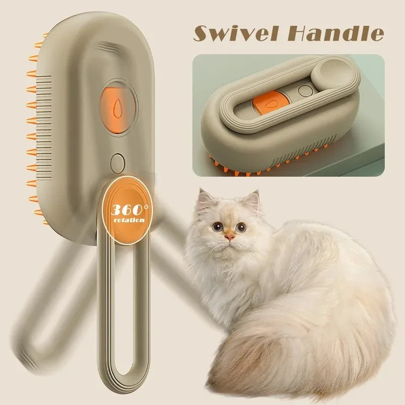 PawGroom Pro 3-in-1 Steam Brush for Pets