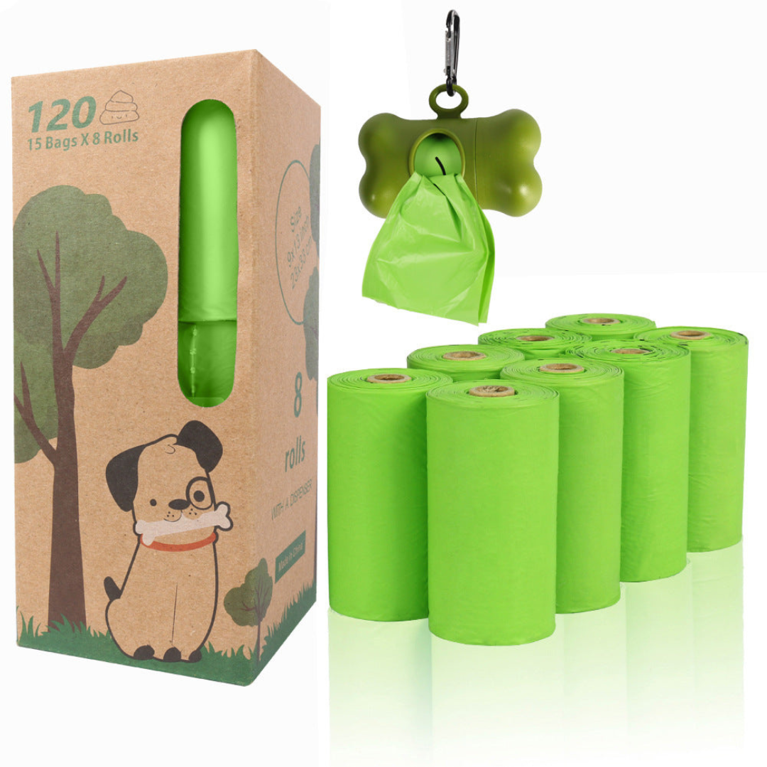 120 Poop Bags with Dispenser