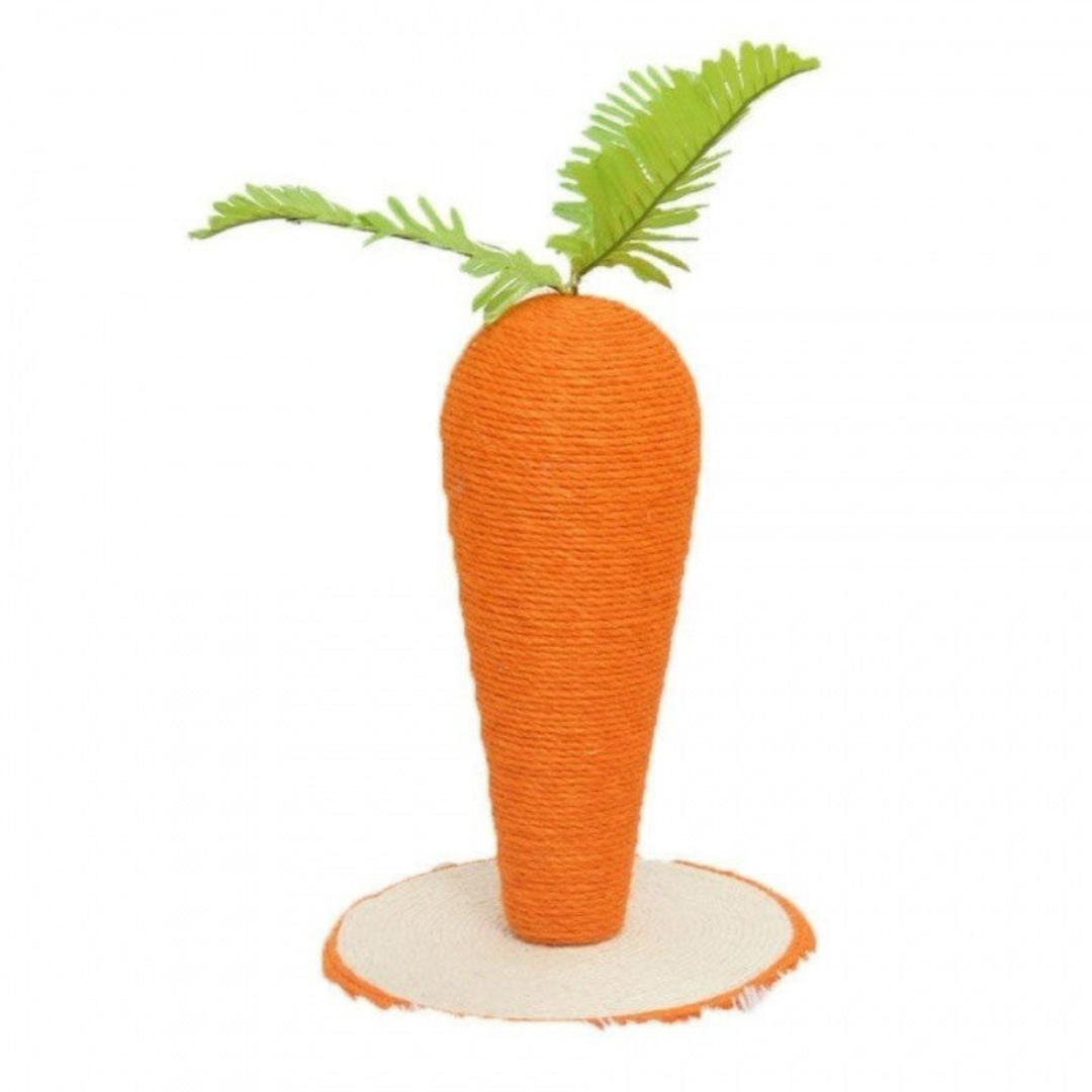 Carrot-Shaped Sisal Scratcher for Cats