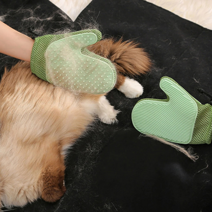 2in1 cat glove for grooming