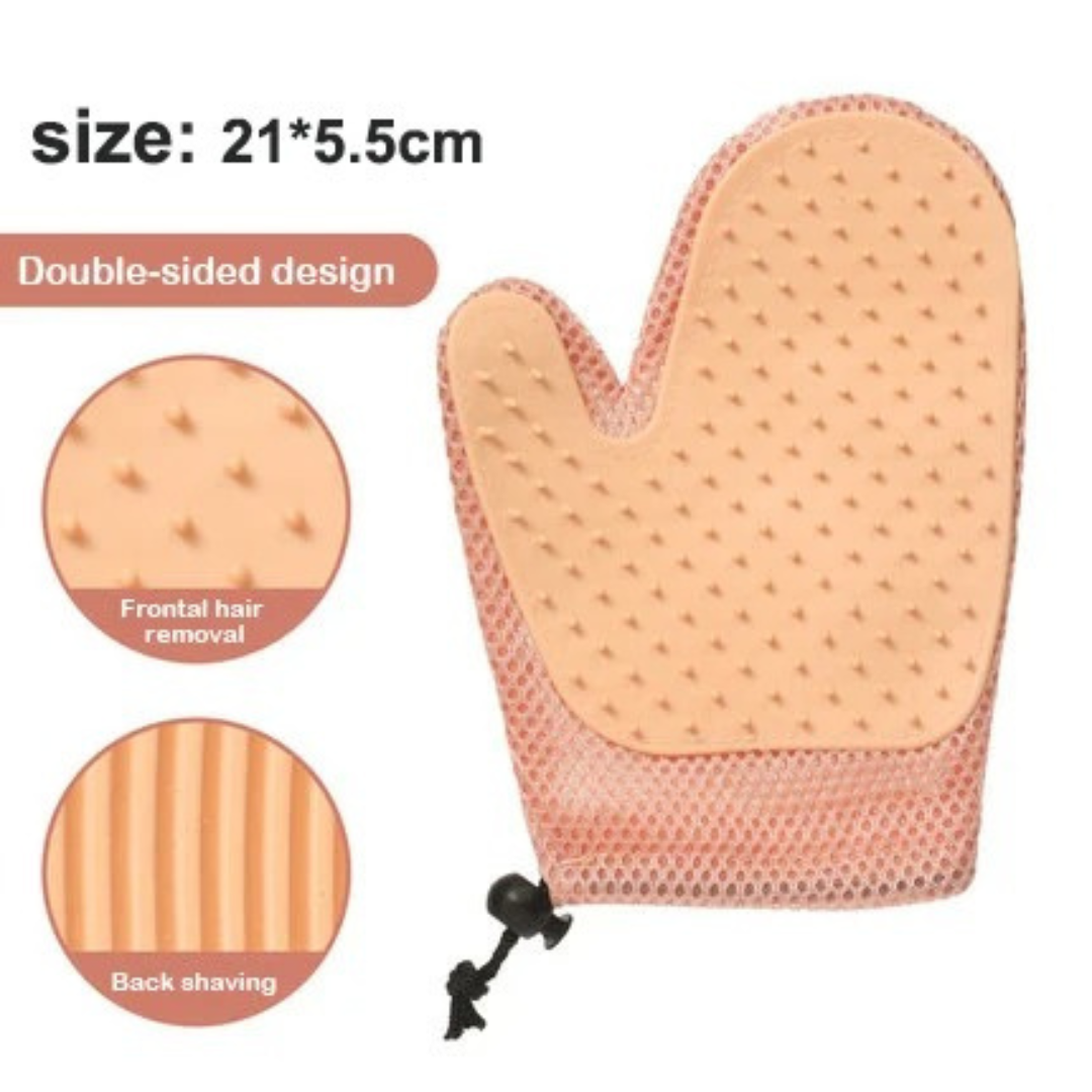 2in1 cat glove for grooming