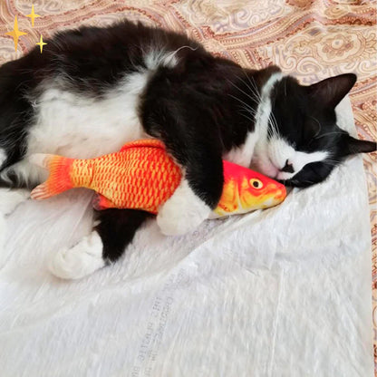 WiggleFins Set of 4 Moving Fish Toys for Cats