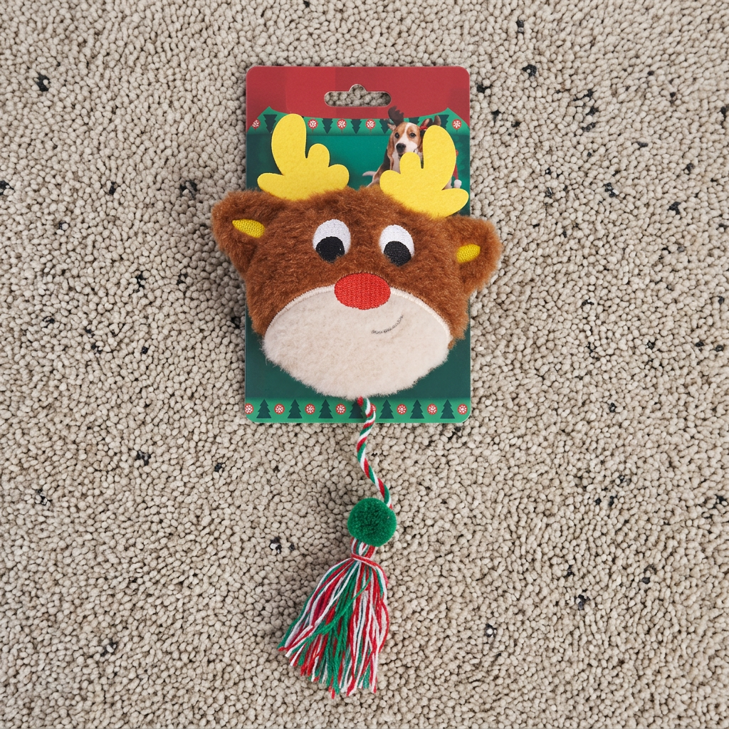 Christmas Catnip Rope Teaser Cat Toy