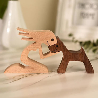 TimberPaw Handcrafted Dog Figurine