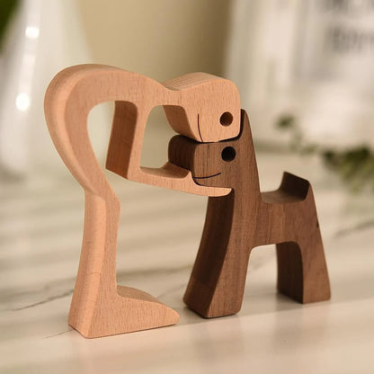 TimberPaw Handcrafted Dog Figurine