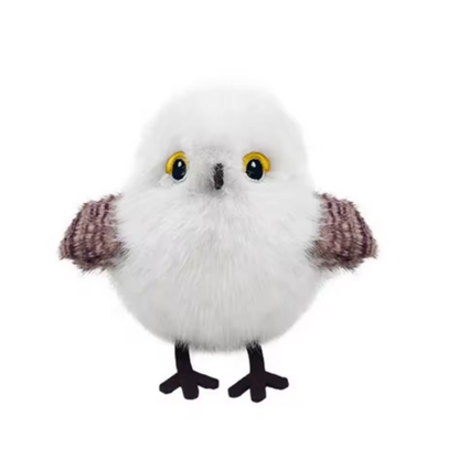 Fluttering and chirping bird cat toy
