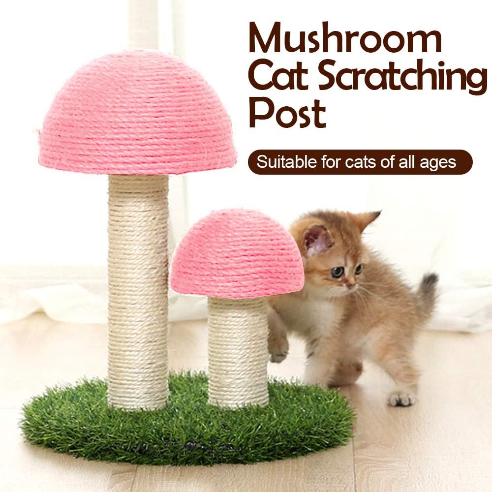 Sisal Cat Mushroom Scratching Post