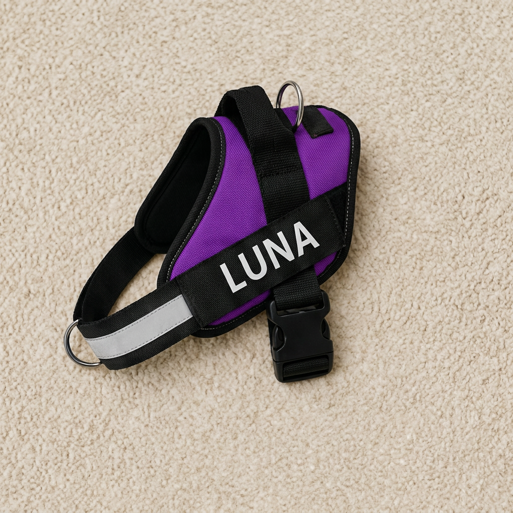 Personalized No-Pull Dog Harness with Front D-Ring – Designed for Neck & Shoulder Relief