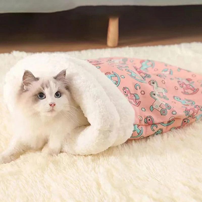 Sleeping Bag Bed for Cats