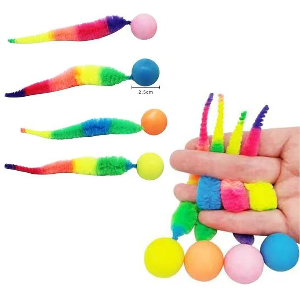 Tickle Cat Colorful bouncing ball