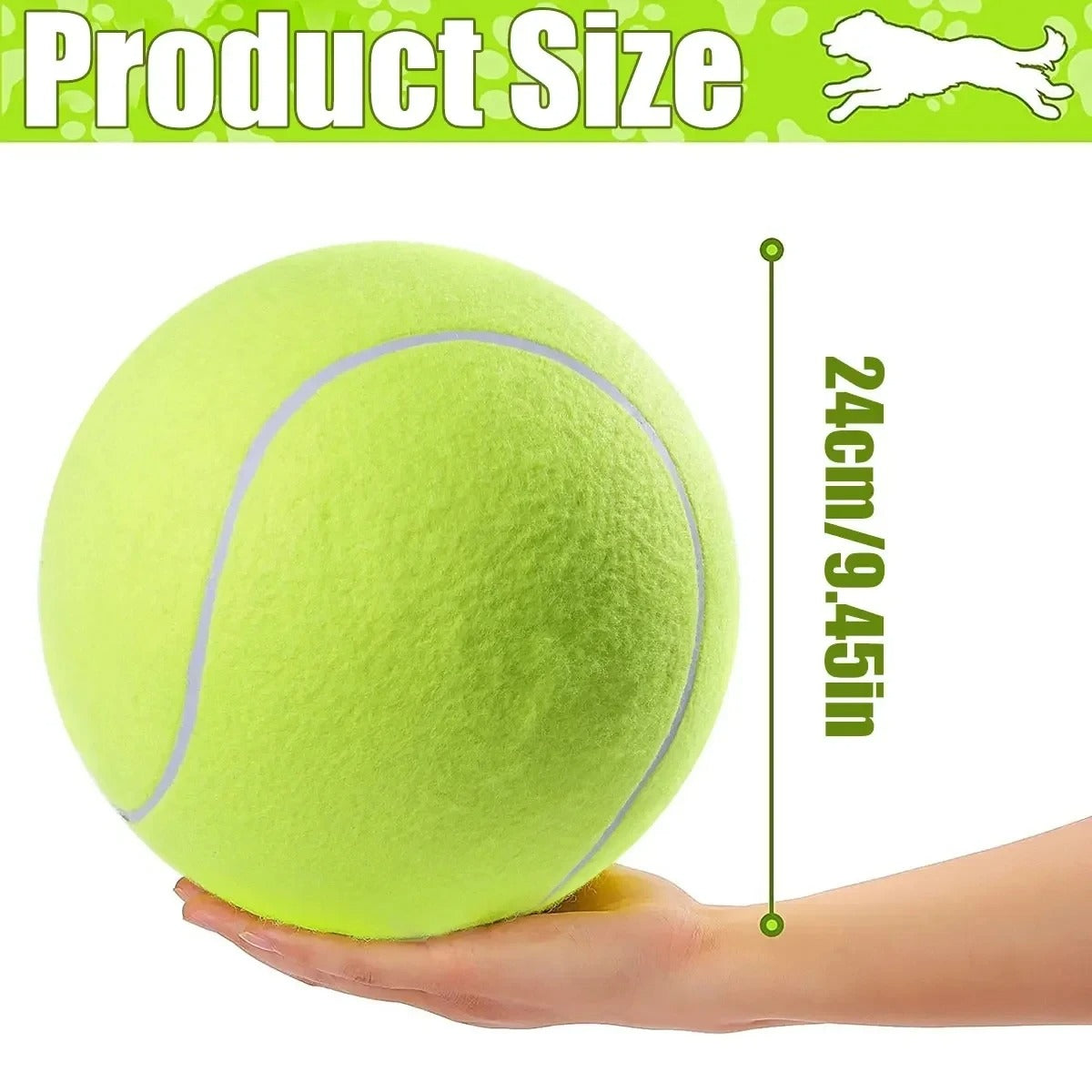 Durable Giant Tennis Ball Dog Toy
