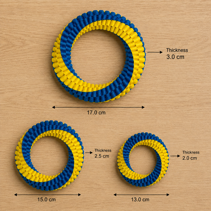 Durable Woven Ring Tug & Chew Toy for Dogs