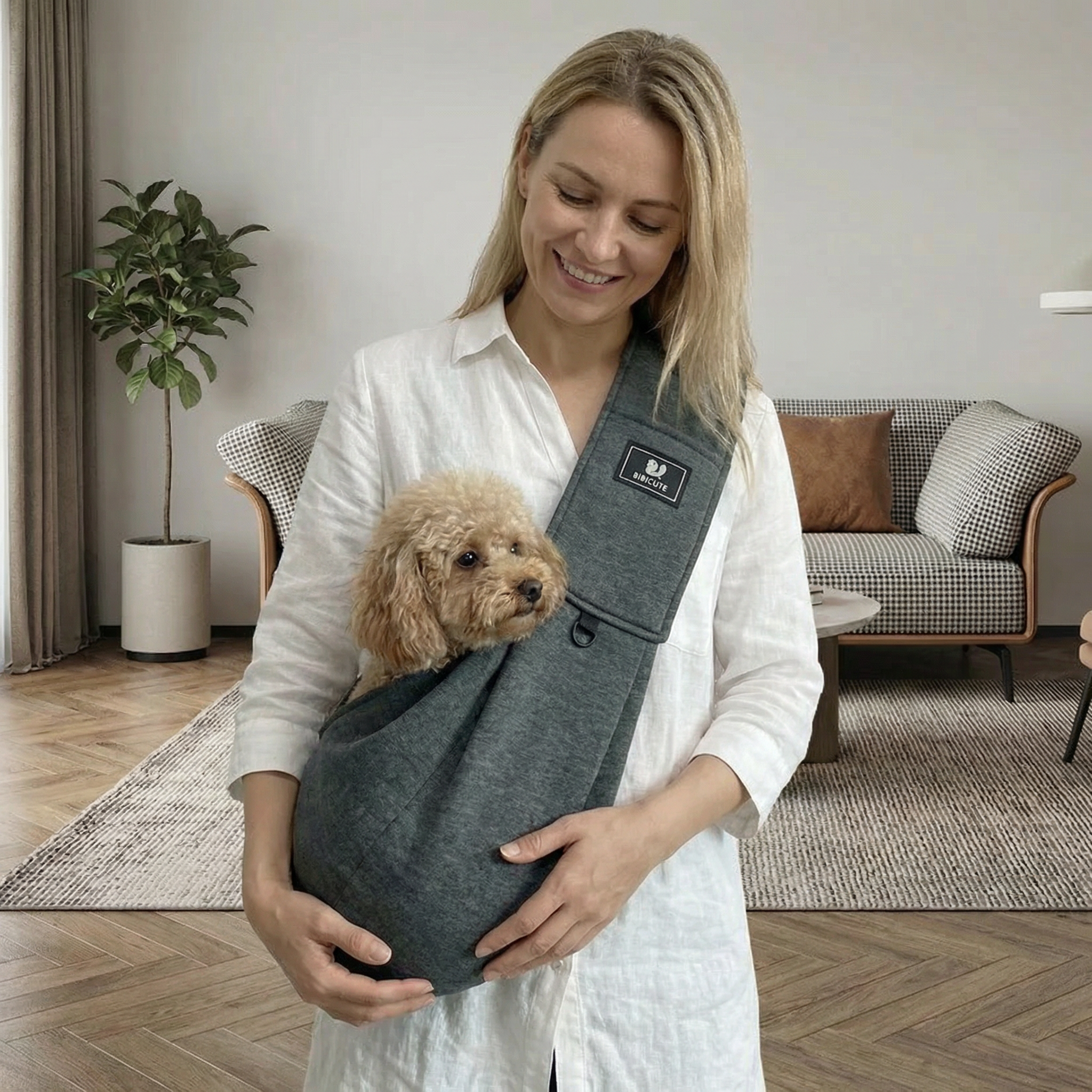 Portable Dog Shoulder Backpack – Breathable, Water-Resistant & Secure ...
