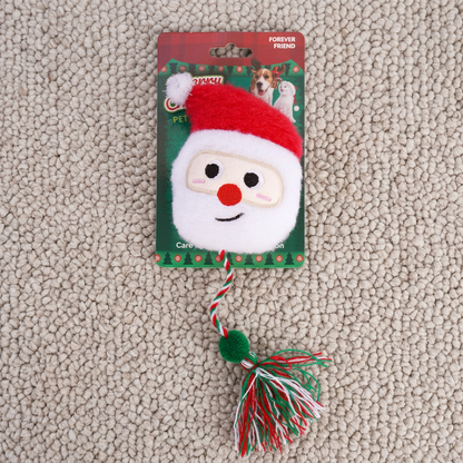 Christmas Catnip Rope Teaser Cat Toy