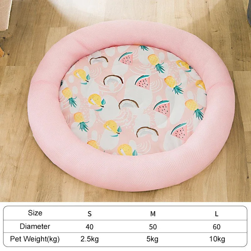 Breathable Cartoon Cooling Mat for Pets