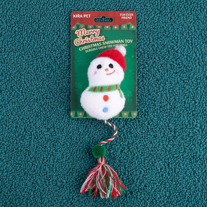 Christmas Catnip Rope Teaser Cat Toy
