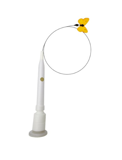 Suction cup stick butterfly toy for cats
