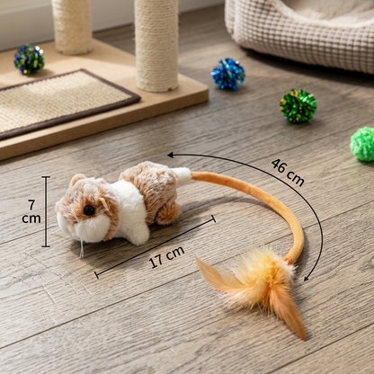Wiggle Tail Mouse Cat Toy