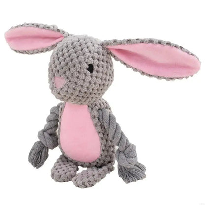 Cotton Rope Plush Dental Squeaky Dog Toy