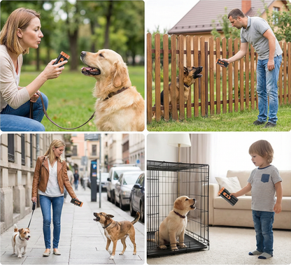 Ultrasonic Dog Bark Control Device – Portable & Rechargeable